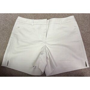 White House Black Market Shorts Womens 10 Dress Chino Cotton Blend 5” Inseam